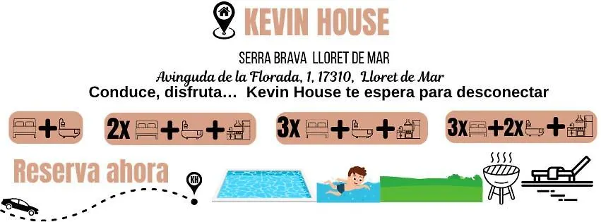 Kevin House - Serra Brava, Lloret De Mar 0*,  Espagne